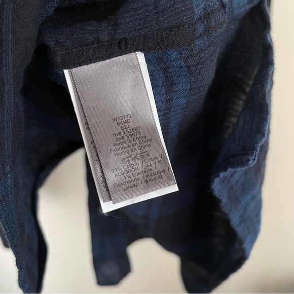 John Varvatos Collection Plaided Button Down Long Sleeve Shirt - Picture 7 of 7